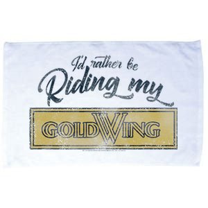 Honda Rather Be Riding My Gold Wing Microfiber Hand Towel