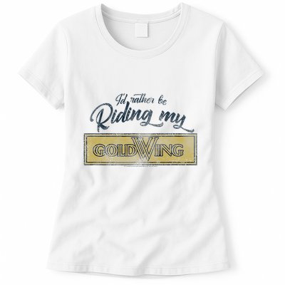 Honda Rather Be Riding My Gold Wing Womens T-Shirt