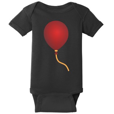 Helium Red Balloon Baby Bodysuit