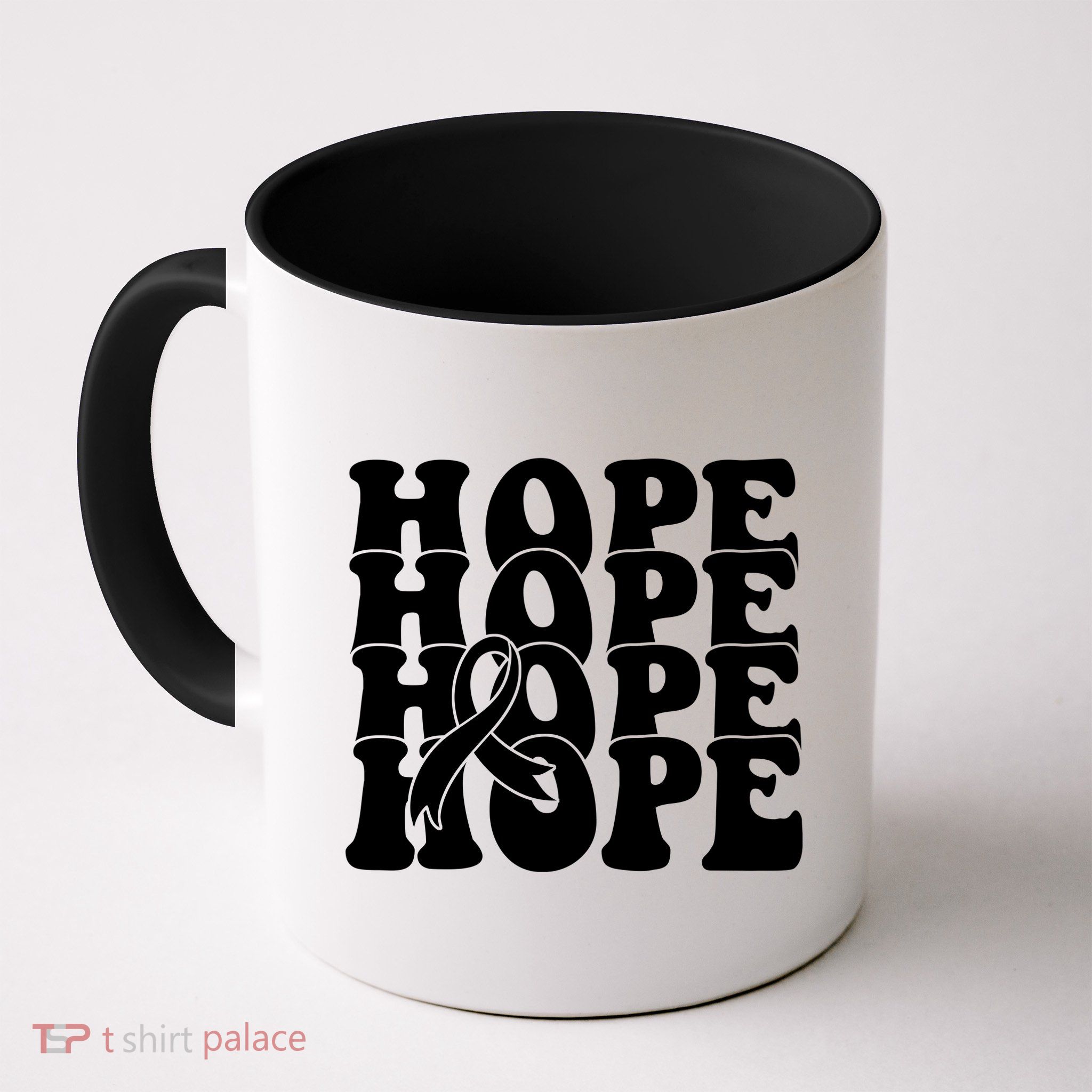 Hope Ribbon Breast Cancer Awareness Month Mug