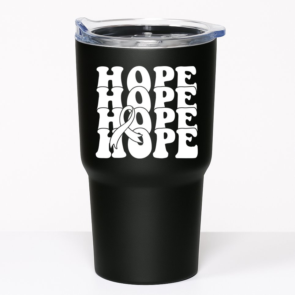 Hope Ribbon Breast Cancer Awareness Month Tumbler