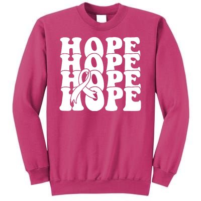 Hope Ribbon Breast Cancer Awareness Month Sweatshirt