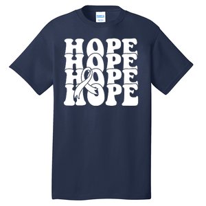 Hope Ribbon Breast Cancer Awareness Month Tall T-Shirt