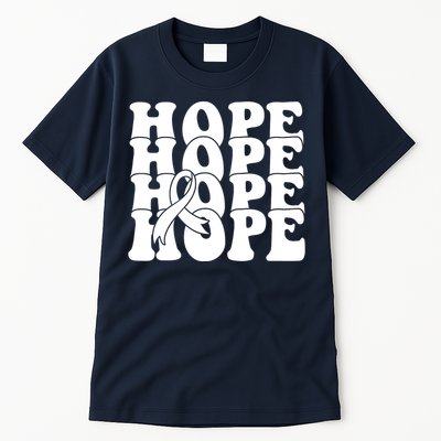 Hope Ribbon Breast Cancer Awareness Month Tall T-Shirt