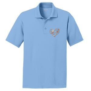 Halloween Radiology Boo Crew Heart Xray Tech Fall Autumn PosiCharge RacerMesh Polo