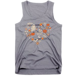 Halloween Radiology Boo Crew Heart Xray Tech Fall Autumn Tank Top