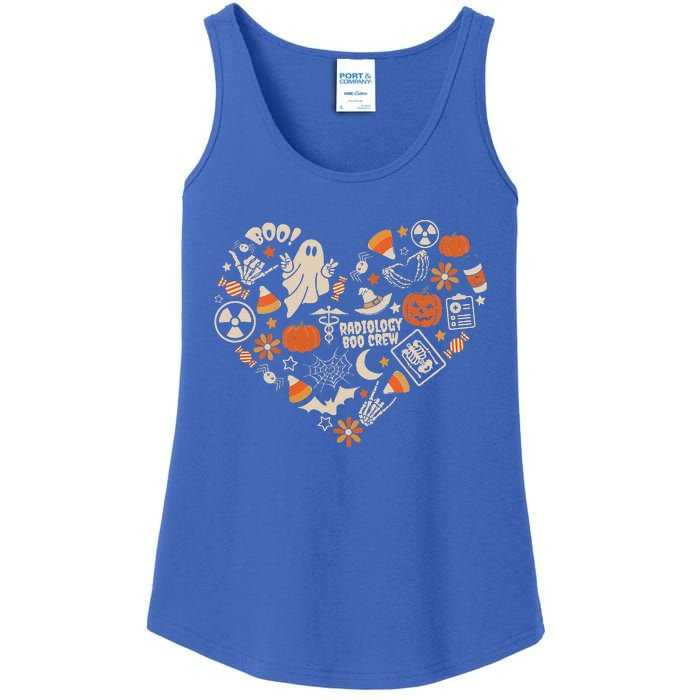 Halloween Radiology Boo Crew Heart Xray Tech Fall Autumn Ladies Essential Tank