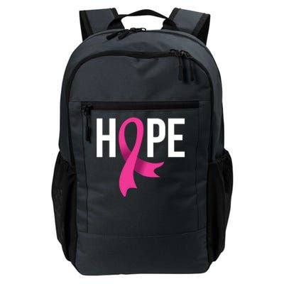 Hope Ribbon Breast Cancer Awareness Month Daily Commute Backpack