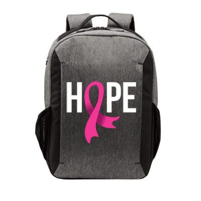 Hope Ribbon Breast Cancer Awareness Month Vector Backpack