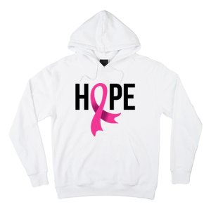 Hope Ribbon Breast Cancer Awareness Month Hoodie