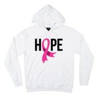 Hope Ribbon Breast Cancer Awareness Month Hoodie