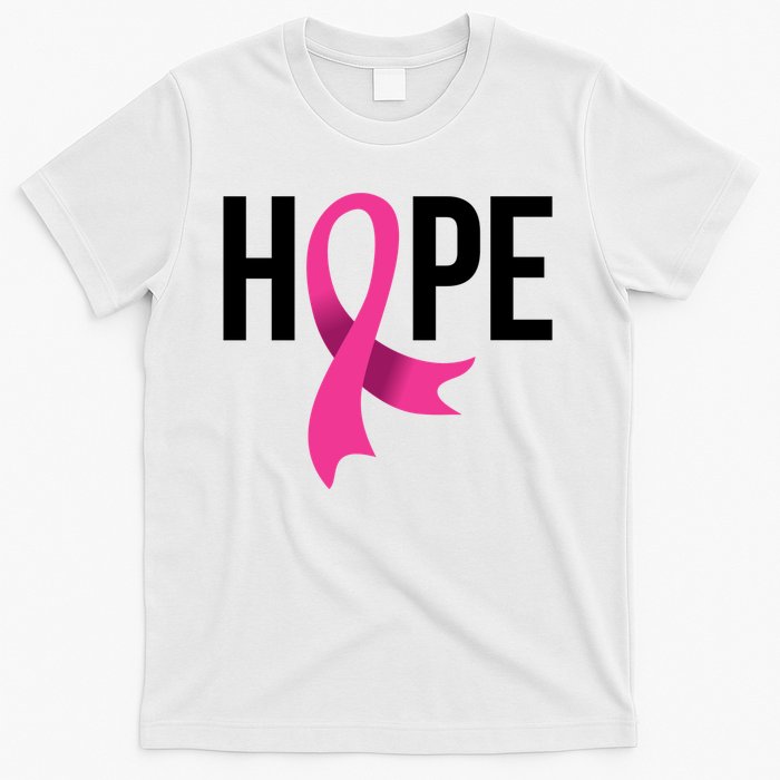 Hope Ribbon Breast Cancer Awareness Month T-Shirt