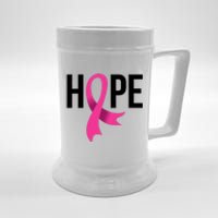 Hope Ribbon Breast Cancer Awareness Month Beer Stein