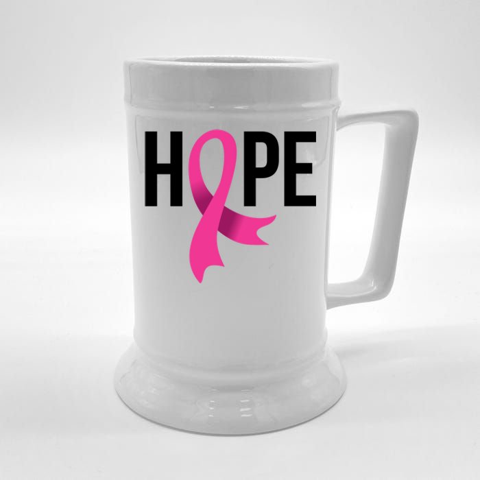 Hope Ribbon Breast Cancer Awareness Month Beer Stein