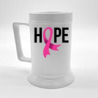 Hope Ribbon Breast Cancer Awareness Month Beer Stein