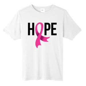 Hope Ribbon Breast Cancer Awareness Month Tall Fusion ChromaSoft Performance T-Shirt