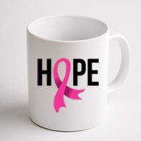 Hope Ribbon Breast Cancer Awareness Month Coffee Mug