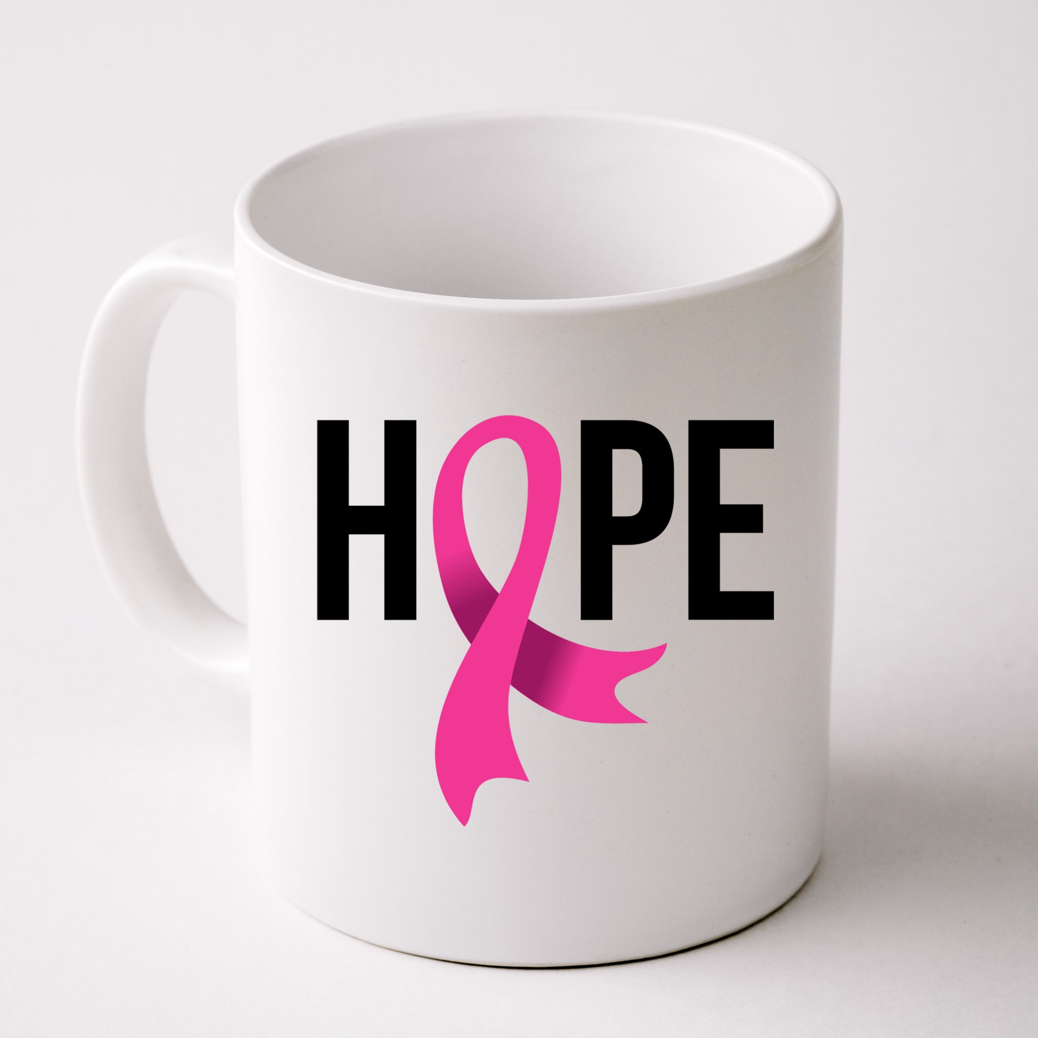 Hope Ribbon Breast Cancer Awareness Month Mug