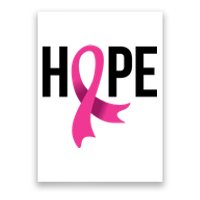 Hope Ribbon Breast Cancer Awareness Month Poster