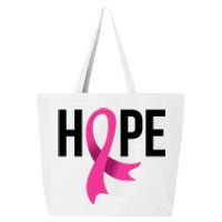 Hope Ribbon Breast Cancer Awareness Month 25L Jumbo Tote