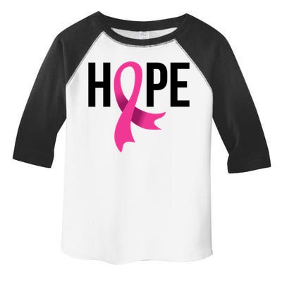 Hope Ribbon Breast Cancer Awareness Month Toddler Fine Jersey T-Shirt