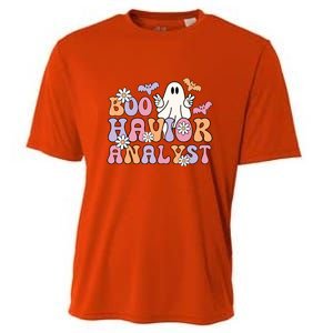 Halloween Retro Boo ABA Therapist BCBA Behavior Analyst Cooling Performance Crew T-Shirt