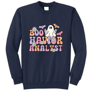 Halloween Retro Boo ABA Therapist BCBA Behavior Analyst Sweatshirt