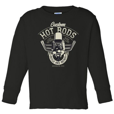 Hot Rods Build And Repair Toddler Long Sleeve Shirt