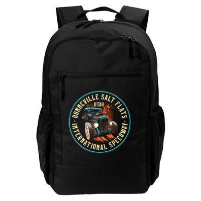 Hot Rod Bonneville Salt Flats Speedway Daily Commute Backpack