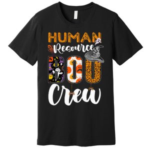 Human Resource Boo Crew Halloween Matching HR Manager Premium T-Shirt