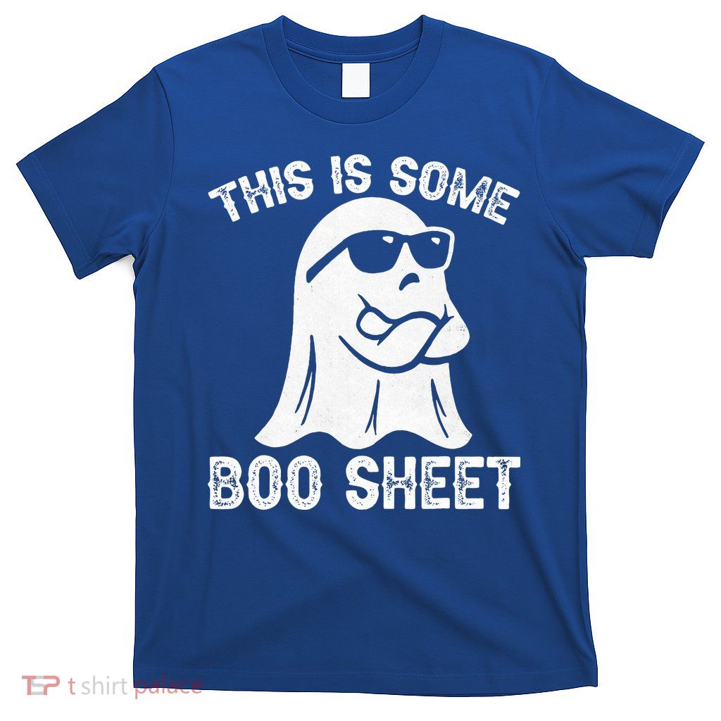Halloween Retro Boo Ghost This Is Some Boo Sheet T-Shirt