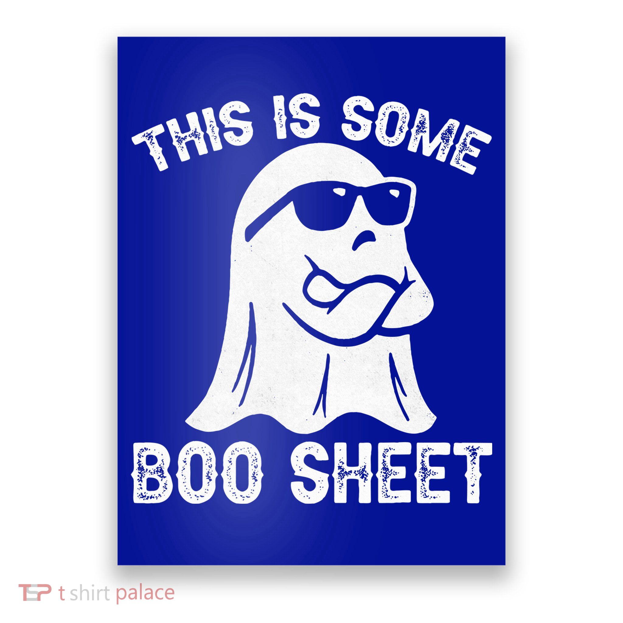 Halloween Retro Boo Ghost This Is Some Boo Sheet Poster