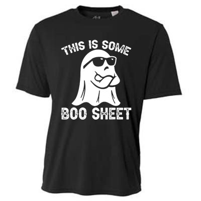 Halloween Retro Boo Ghost This Is Some Boo Sheet Cooling Performance Crew T-Shirt