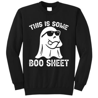 Halloween Retro Boo Ghost This Is Some Boo Sheet Sweatshirt