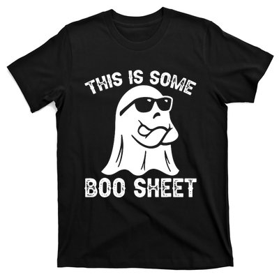 Halloween Retro Boo Ghost This Is Some Boo Sheet T-Shirt