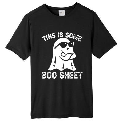 Halloween Retro Boo Ghost This Is Some Boo Sheet Tall Fusion ChromaSoft Performance T-Shirt