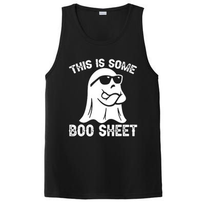 Halloween Retro Boo Ghost This Is Some Boo Sheet PosiCharge Competitor Tank