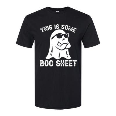 Halloween Retro Boo Ghost This Is Some Boo Sheet Softstyle CVC T-Shirt