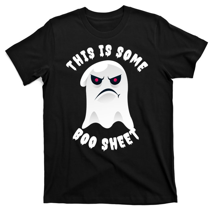 Halloween Retro Boo Ghost This Is Some Boo Sheet T-Shirt