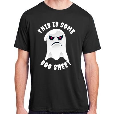 Halloween Retro Boo Ghost This Is Some Boo Sheet Adult ChromaSoft Performance T-Shirt