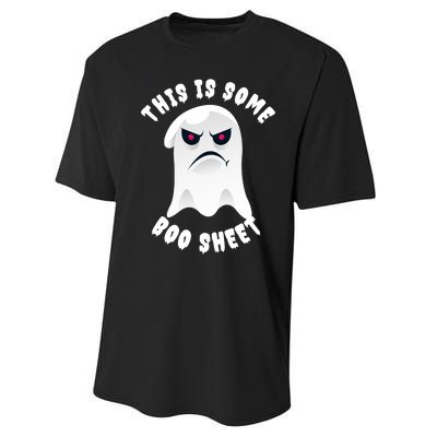 Halloween Retro Boo Ghost This Is Some Boo Sheet Performance Sprint T-Shirt