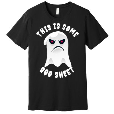 Halloween Retro Boo Ghost This Is Some Boo Sheet Premium T-Shirt