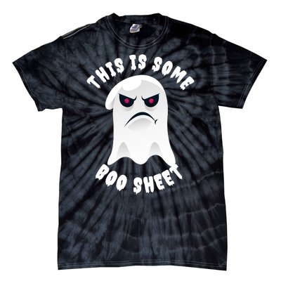 Halloween Retro Boo Ghost This Is Some Boo Sheet Tie-Dye T-Shirt