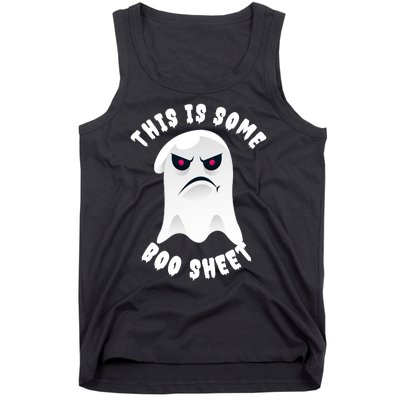 Halloween Retro Boo Ghost This Is Some Boo Sheet Tank Top