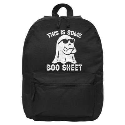 Halloween Retro Boo Ghost This Is Some Boo Sheet 16 in Basic Backpack