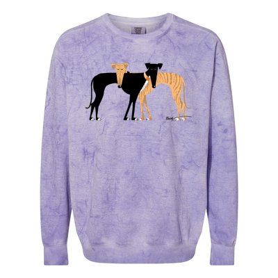 Head Rest Brindle Hound Colorblast Crewneck Sweatshirt