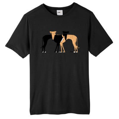 Head Rest Brindle Hound Tall Fusion ChromaSoft Performance T-Shirt