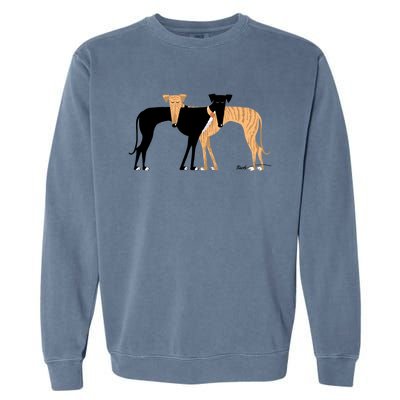 Head Rest Brindle Hound Garment-Dyed Sweatshirt