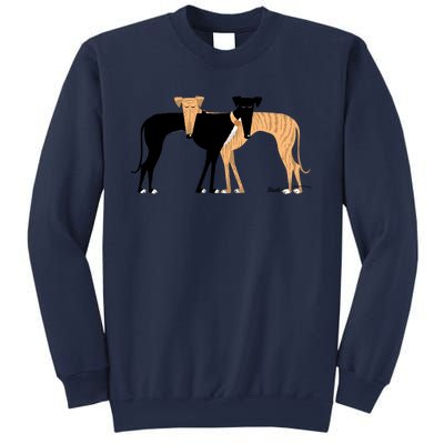 Head Rest Brindle Hound Sweatshirt