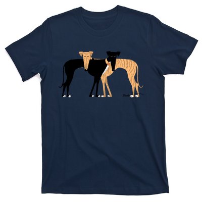 Head Rest Brindle Hound T-Shirt